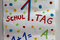 Einschulung der neuen Erstkl&auml;ssler an der Grundschule Langensteinbach