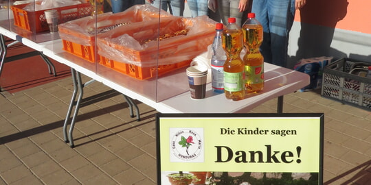 Start des Pausenverkaufs an der Grundschule Langensteinbach