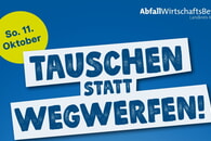  Warentauschtag zur Er&ouml;ffnung des neuen Tausch- und Verschenkcontainers "Tauschrausch" am 11. Oktober am Entsorgungszentrum Bruchsal