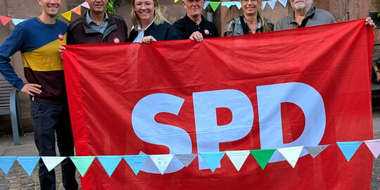 SPD Albtal vor Ort bei der &bdquo;Langen Nacht der Demokratie&ldquo; in Ettlingen
