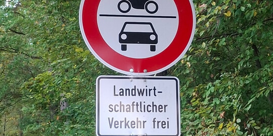 Verkehrsverbote &ndash; Verkehrszeichen 