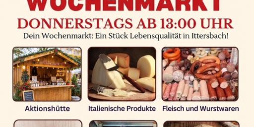 Donnerstag ist Markttag: Die Aktionsh&uuml;tte kehrt zur&uuml;ck