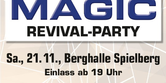 BlUE MAGIC Revival-Party am 21.11. in der Berghalle Spielberg