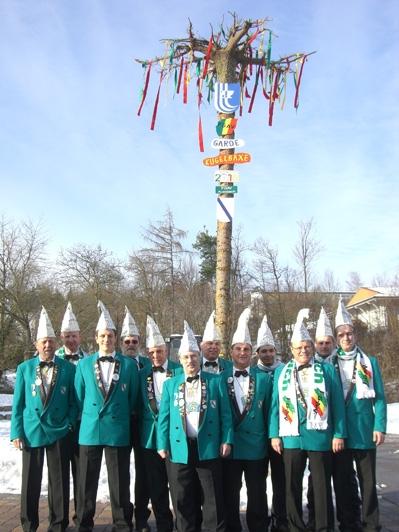 Narrenbaumstellen Auerbach