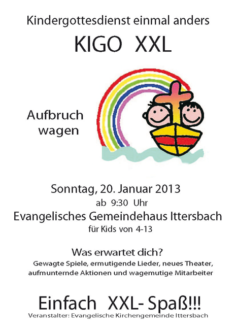 Plakat KiGo XXL 20.01.2013