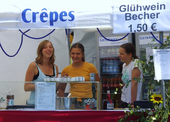 Ein erfolgreiches Crepes Team