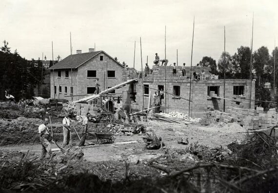 Hoehenstrasse im Bau